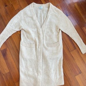 Acne Raya mohair sweater in beige size small.